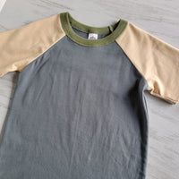 Blue - Kids Animals Tshirt - Organic American made Cotton