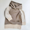 Kids Neutral Stripe Hoodie