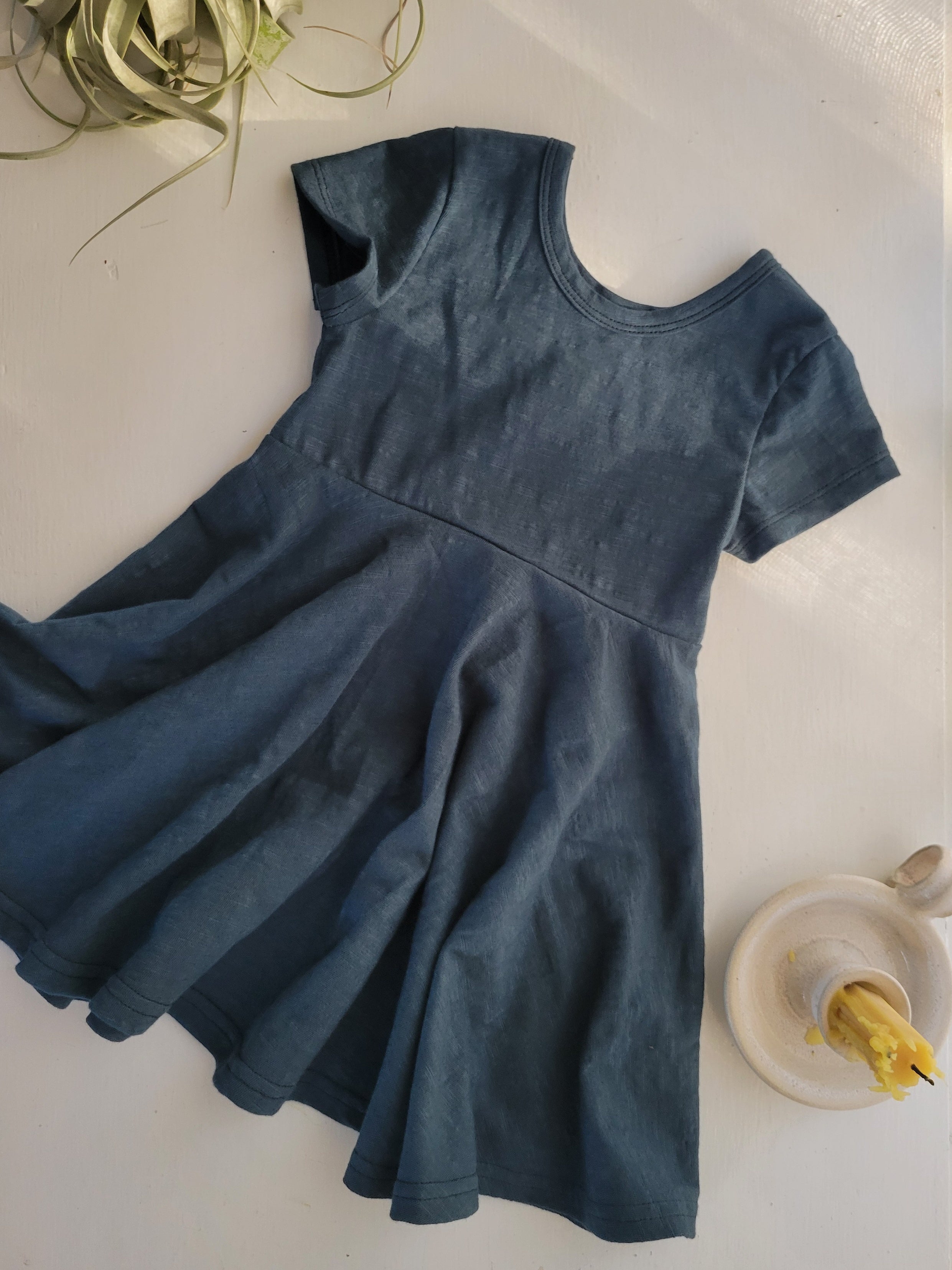 Girls Slub Dresses - Organic American Made Cotton