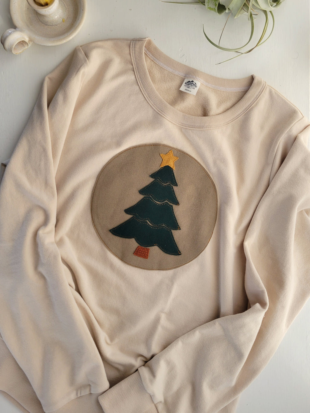 Women's Christmas Pullover - Organic American Made Cotton