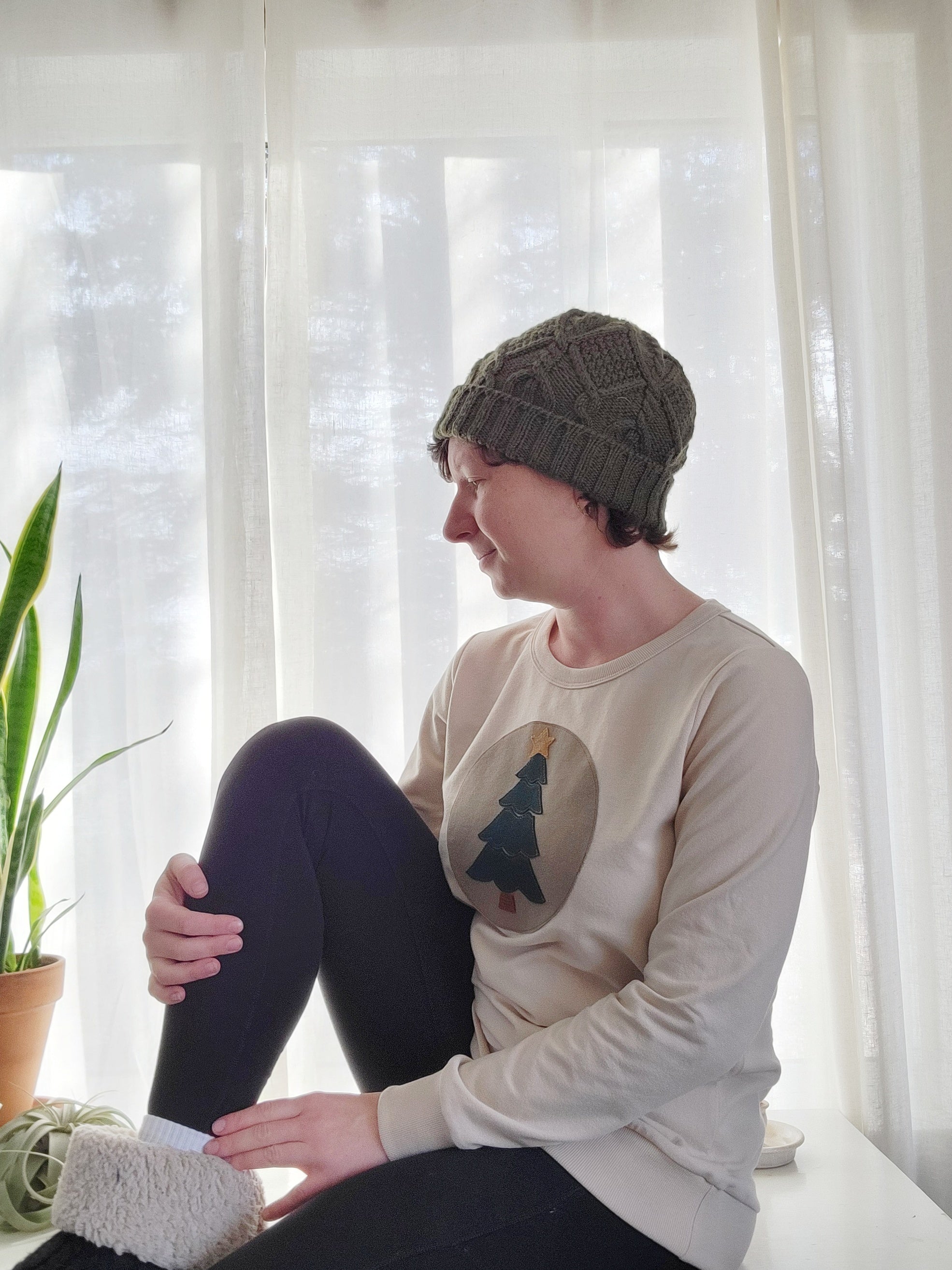 Women's Christmas Pullover - Organic American Made Cotton