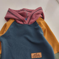 Baby Colorful Hoodie- Blue, Green, Apple, Gold