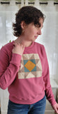 Women's Quilt Block Pullover