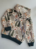 Kids Woodland Creatures Cotton Fleece Hoodie