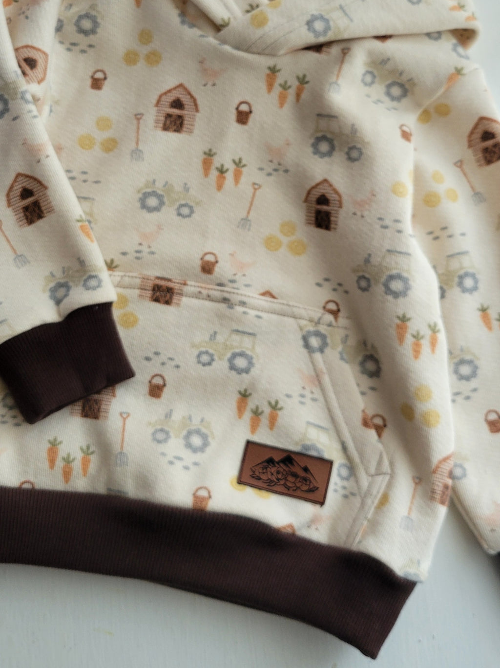 Kids Farm Cotton Fleece Hoodie