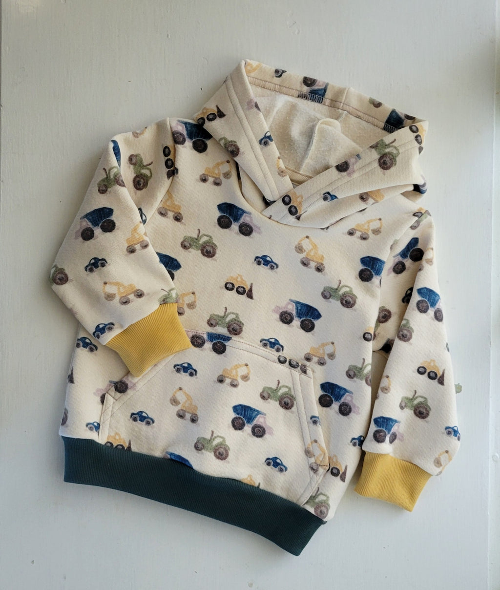 Kids Trucks Cotton Fleece Hoodie