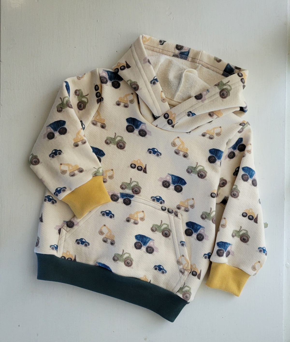 Kids Trucks Cotton Fleece Hoodie