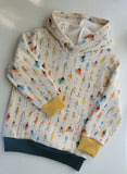 Kids Fishing Lures Cotton Fleece Hoodies