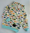 Kids Fish Cotton Fleece Hoodie