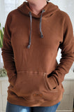 Women's Waffle Hoodie - Chocolate