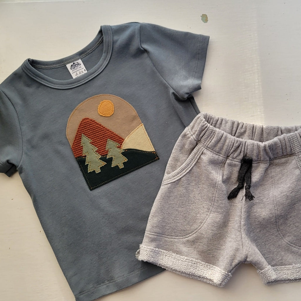 Kids Mountain Patch Tshirts