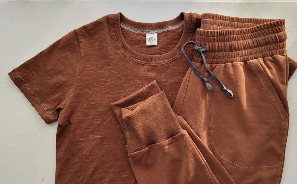 Womens Lounge Set - Chocolate