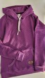 Women's Violet Waffle Hoodie