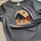 Kids Mountain Patch Tshirts