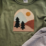Kids Mountain Patch Tshirts