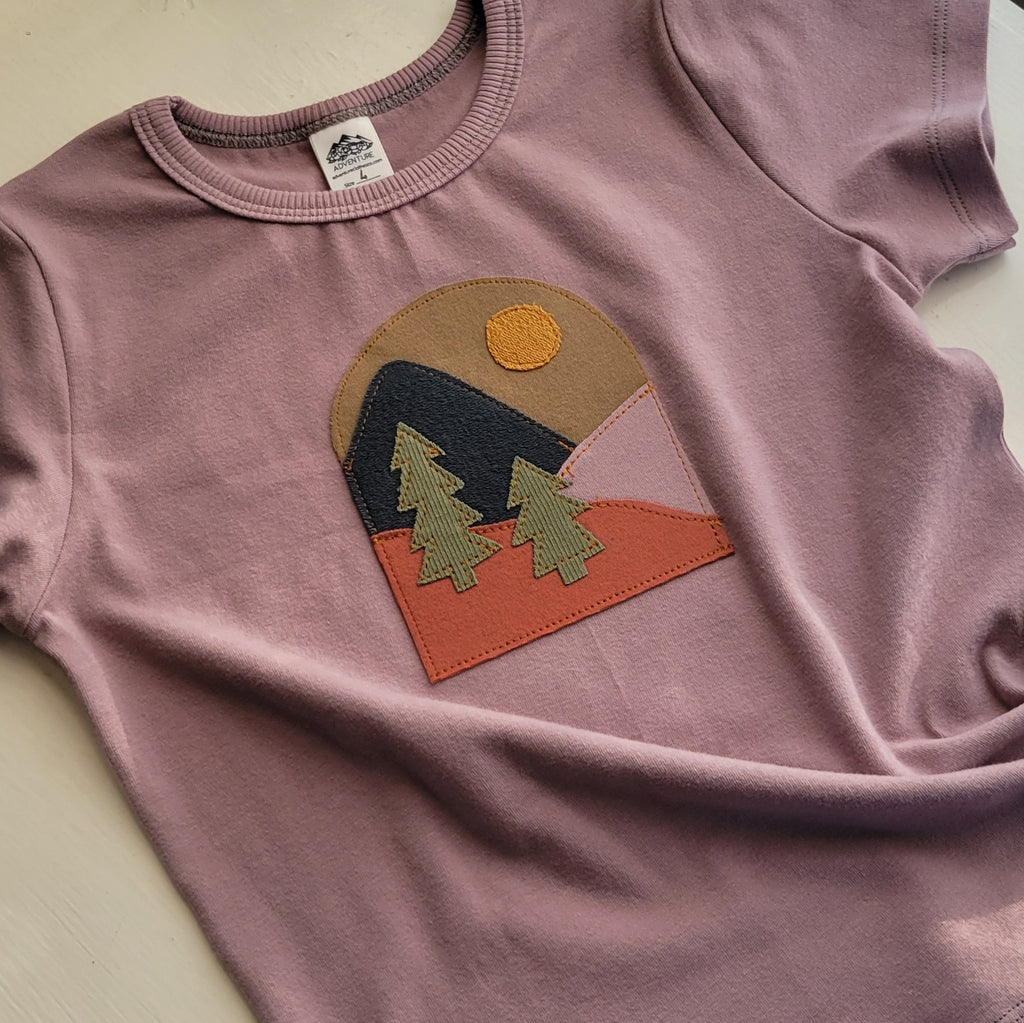Kids Mountain Patch Tshirts