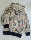 Kids Woodland Cotton Fleece Hoodie