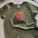 Kids Mountain Patch Tshirts