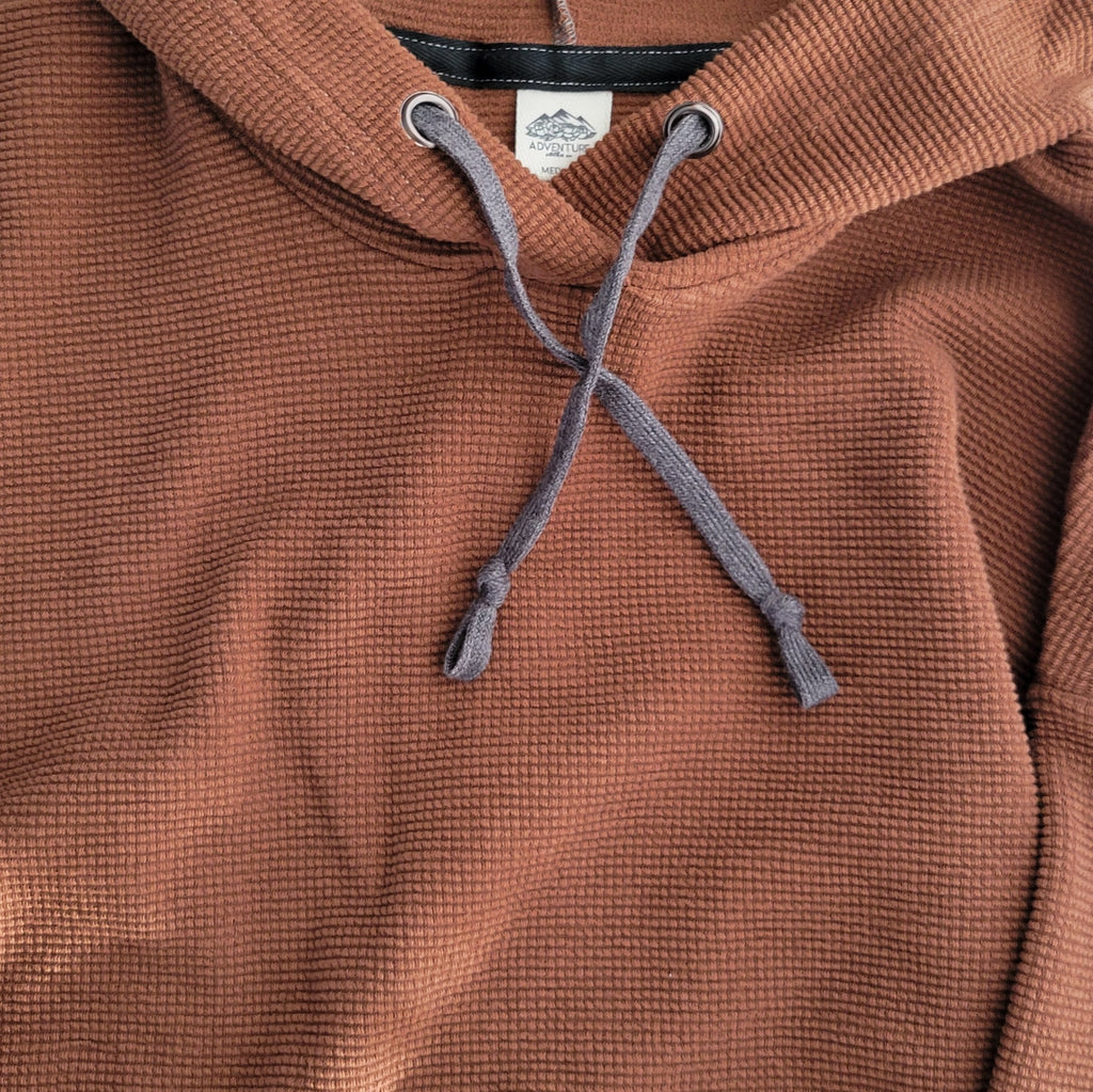 Women's Waffle Hoodie - Chocolate