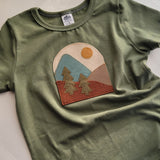 Kids Mountain Patch Tshirts