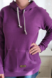 Women's Violet Waffle Hoodie
