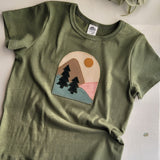 Kids Mountain Patch Tshirts