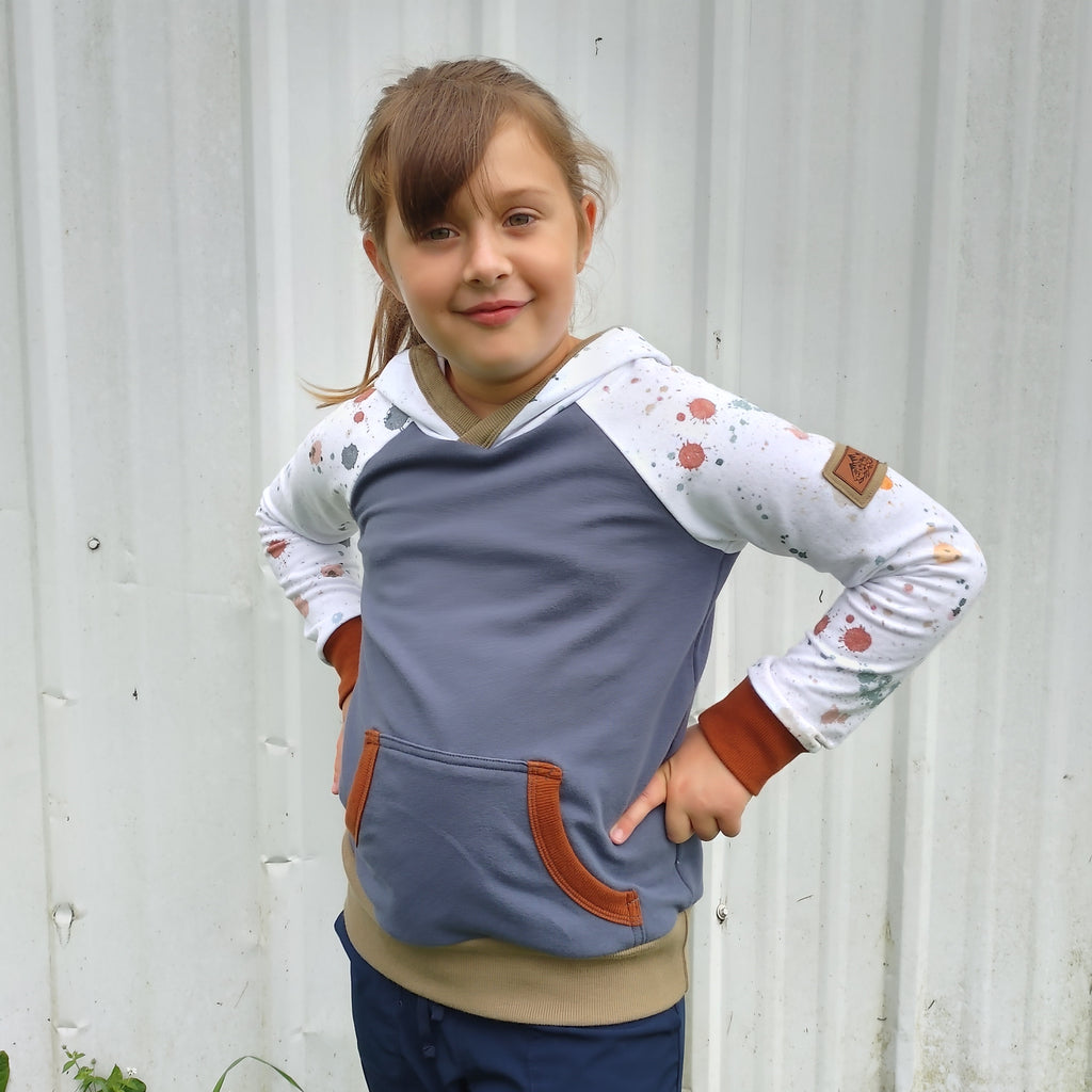 Kids Paint Splatter Hoodie
