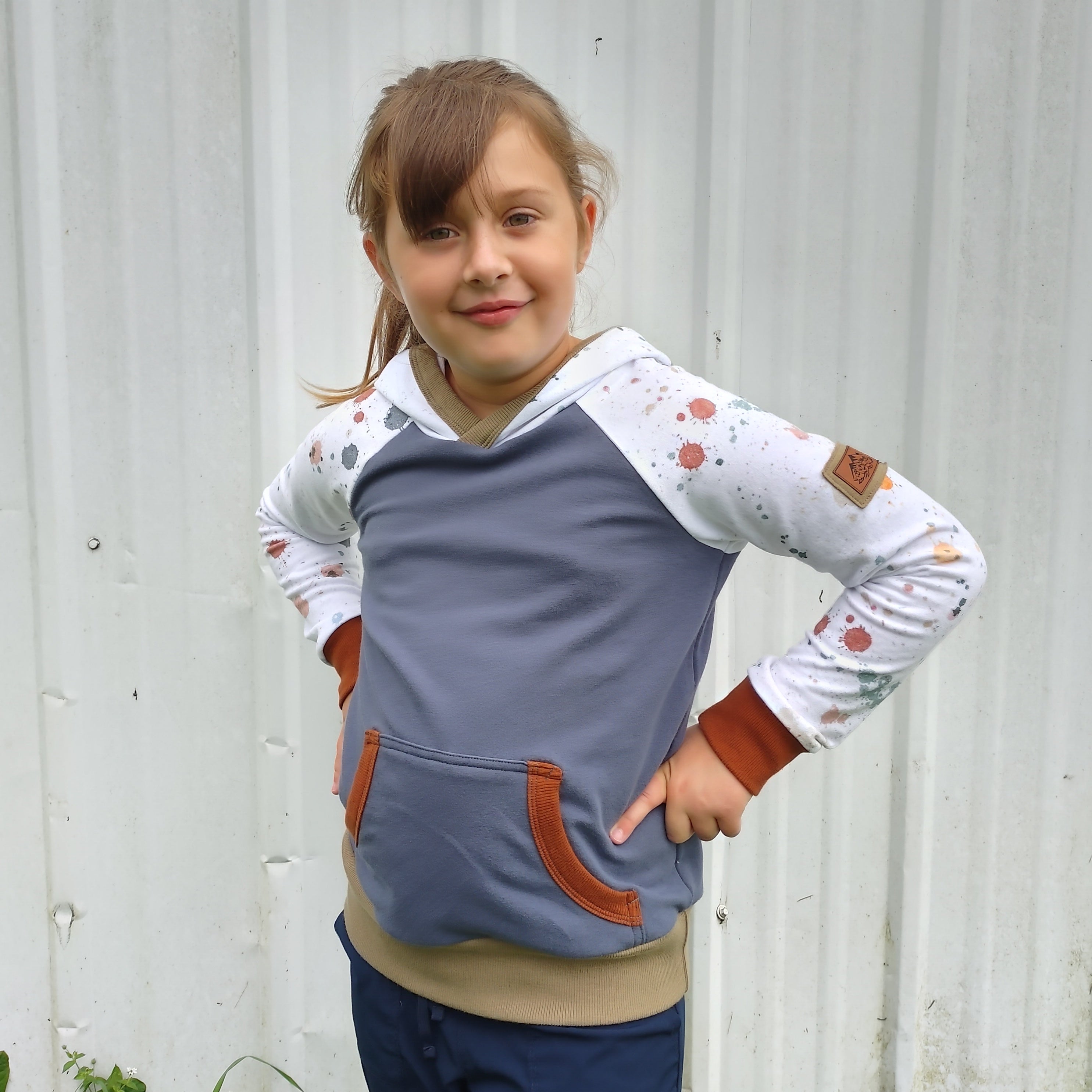 Kids Paint Splatter Hoodie