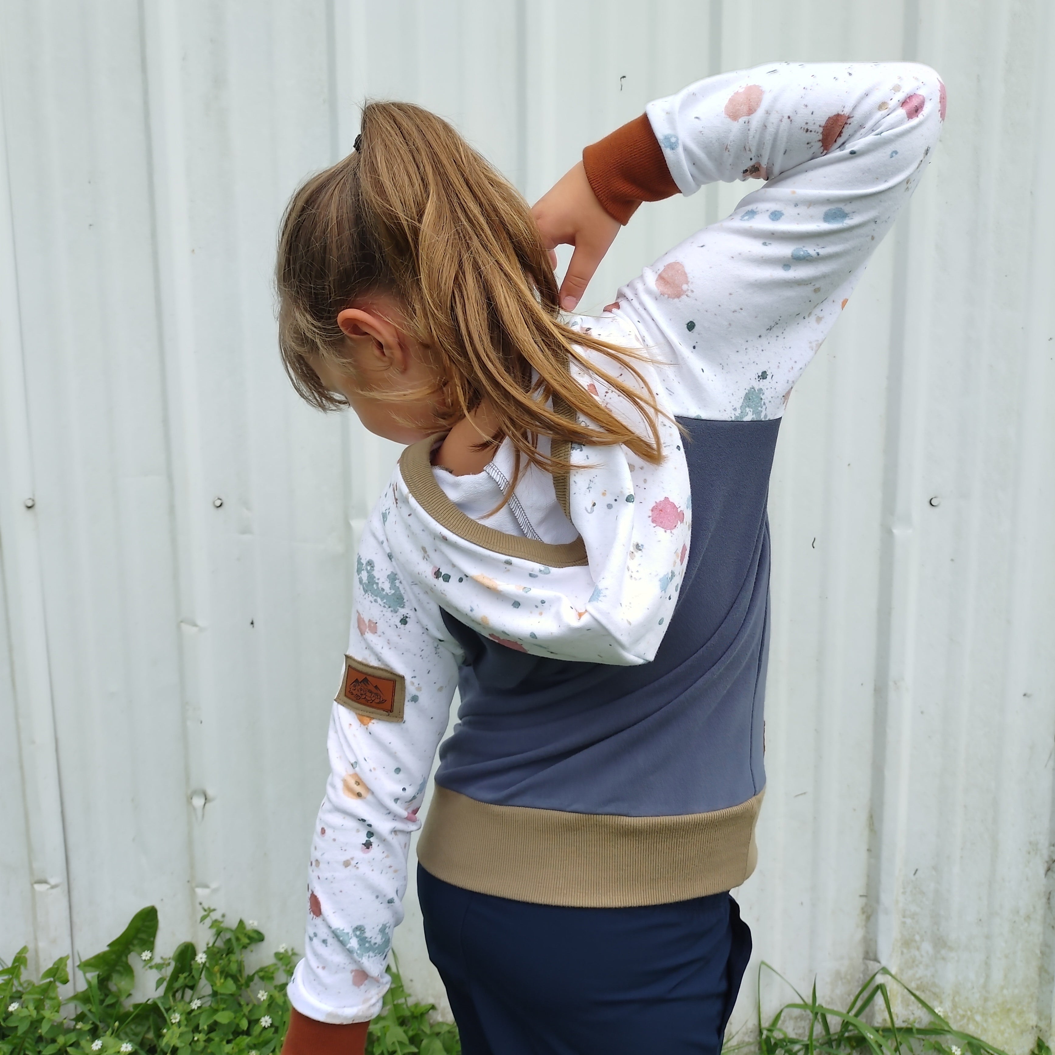 Kids Paint Splatter Hoodie