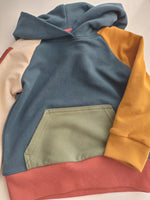 Kids/Youth Deep Teal Colorful Hoodie